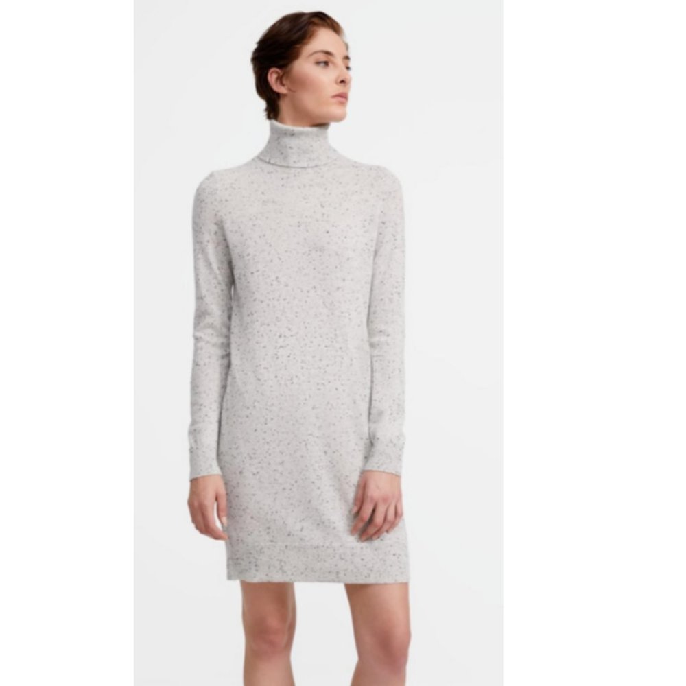 NWT Theory Donegal Cashmere Turtleneck Sweater Dress